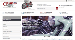 Desktop Screenshot of classicbikeshop.co.uk